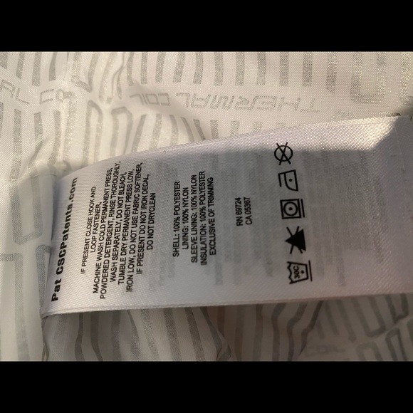 NEW COLUMBIA THERMAL COIL JACKET LARGE White Grey - Picture 12 of 12